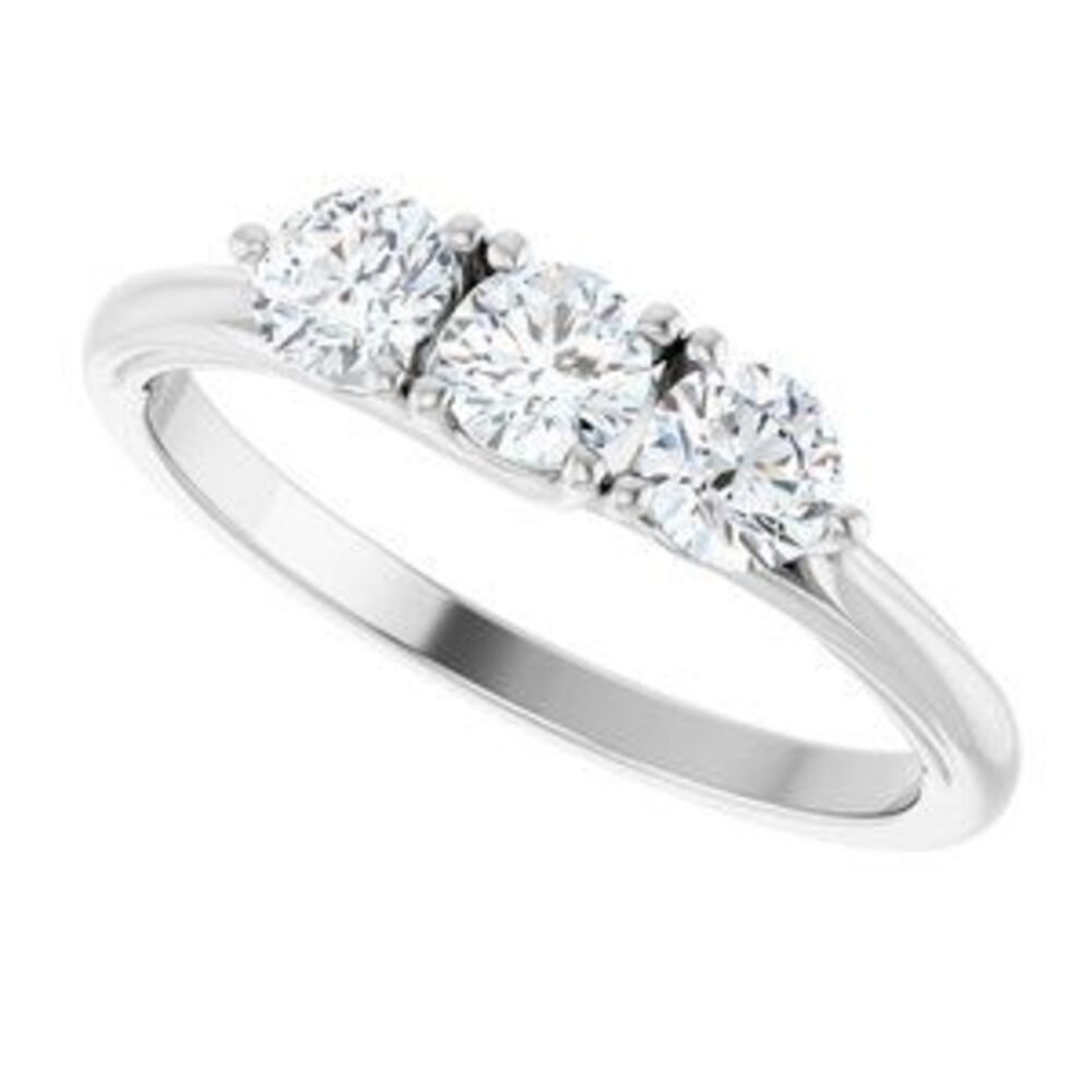 14k White 3/4 Ctw Lab-Grown Diamond Anniversary B… - image 5